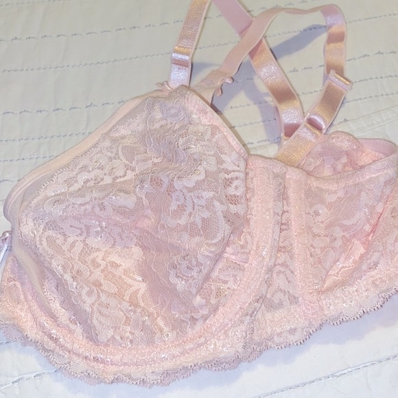 Deesse blush pink bra no padding with underwire - Picture 7 of 7